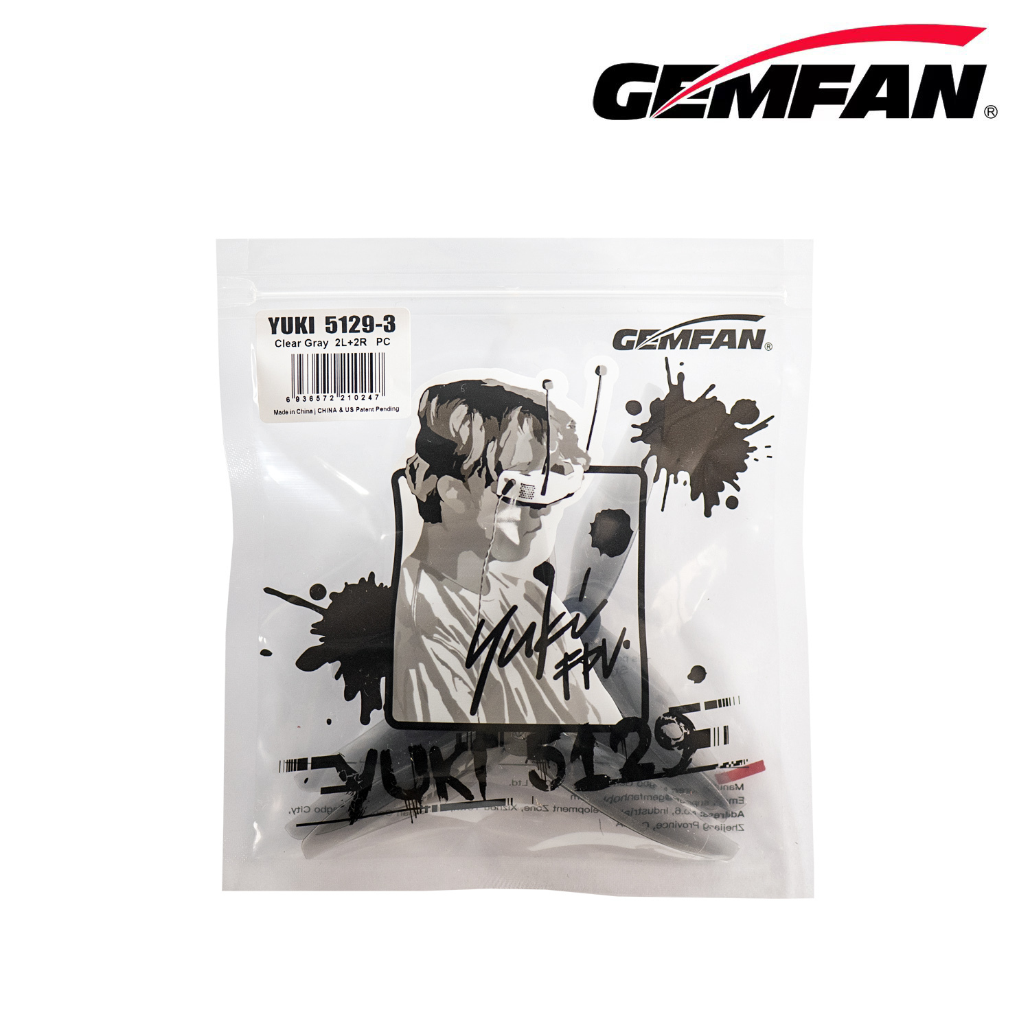 Drone Racing Motor - Gemfan 5129 5 Zoll 3 Blatt/Tri-Blatt