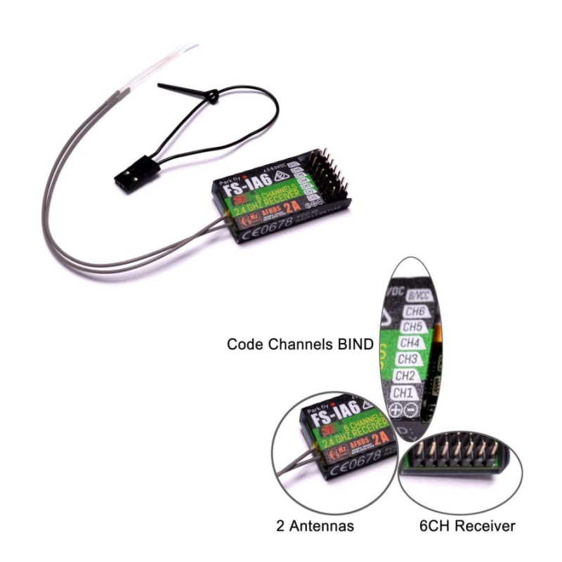 Flysky FS-IA6 Empfänger 6CH Du – Drone Racing Receiver Bewertung und Preis