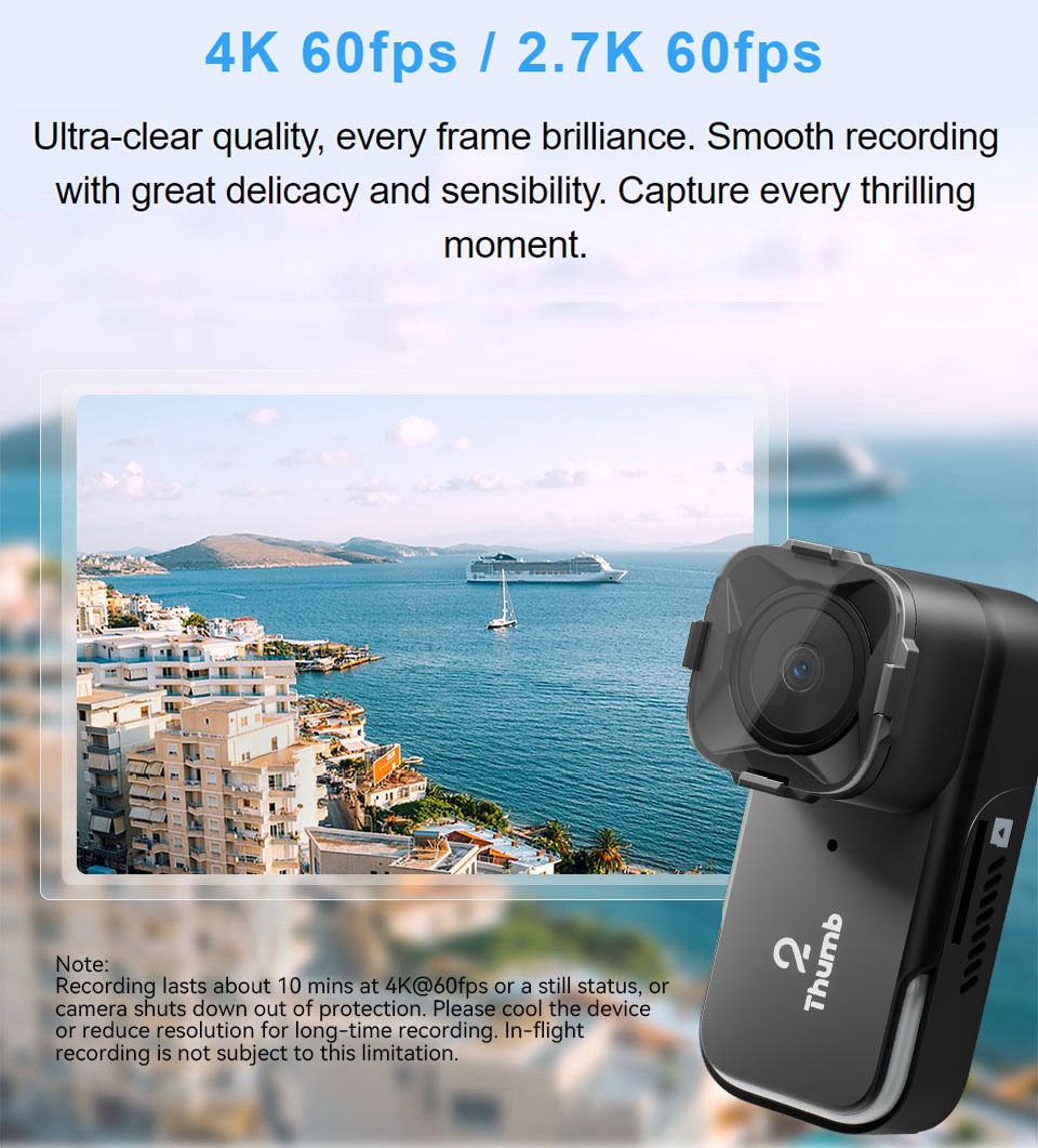Neue Version RunCam Thumb 2 4K – Drone Racing Camera Bewertung und Preis