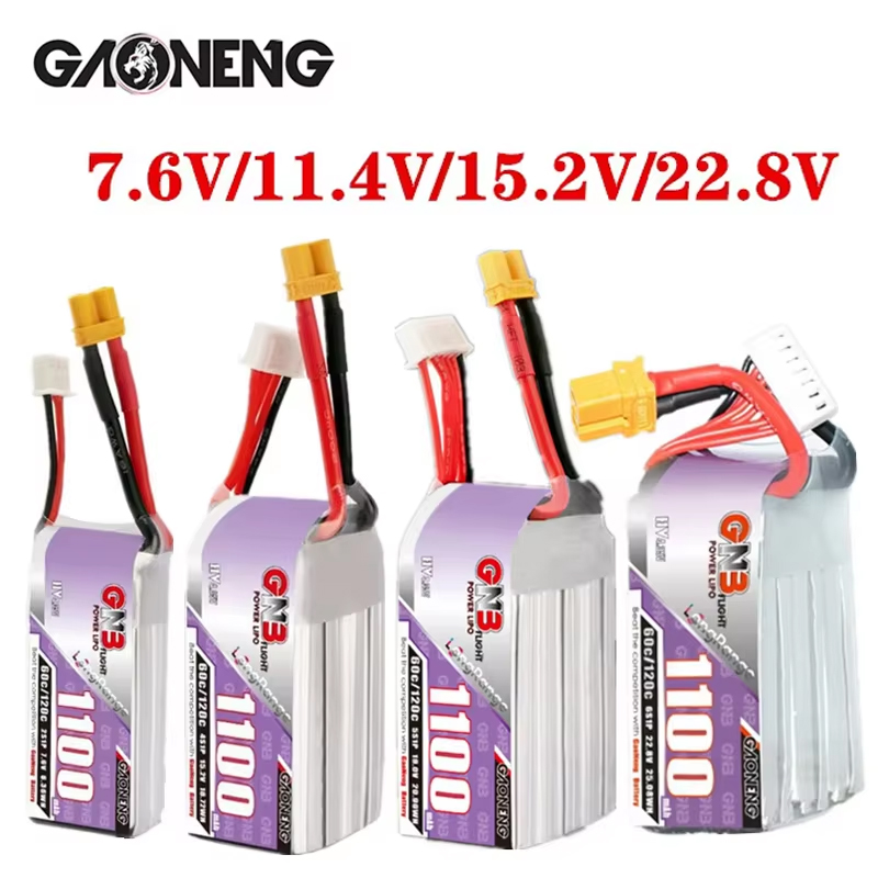 GNB 1100 mAh 2S 3S 4S 6S 60C/1 – Drone Racing Battery Bewertung und Preis
