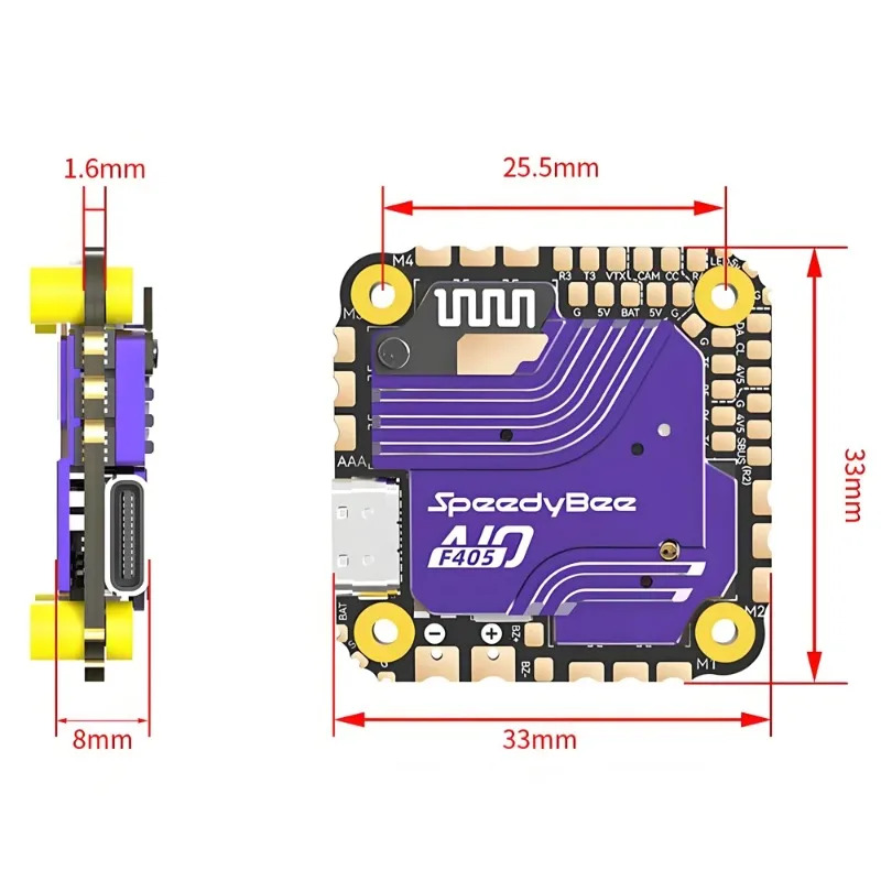 SpeedyBee F405 AIO Flugcontrol – Drone Racing Flight Controller Bewertung und Preis