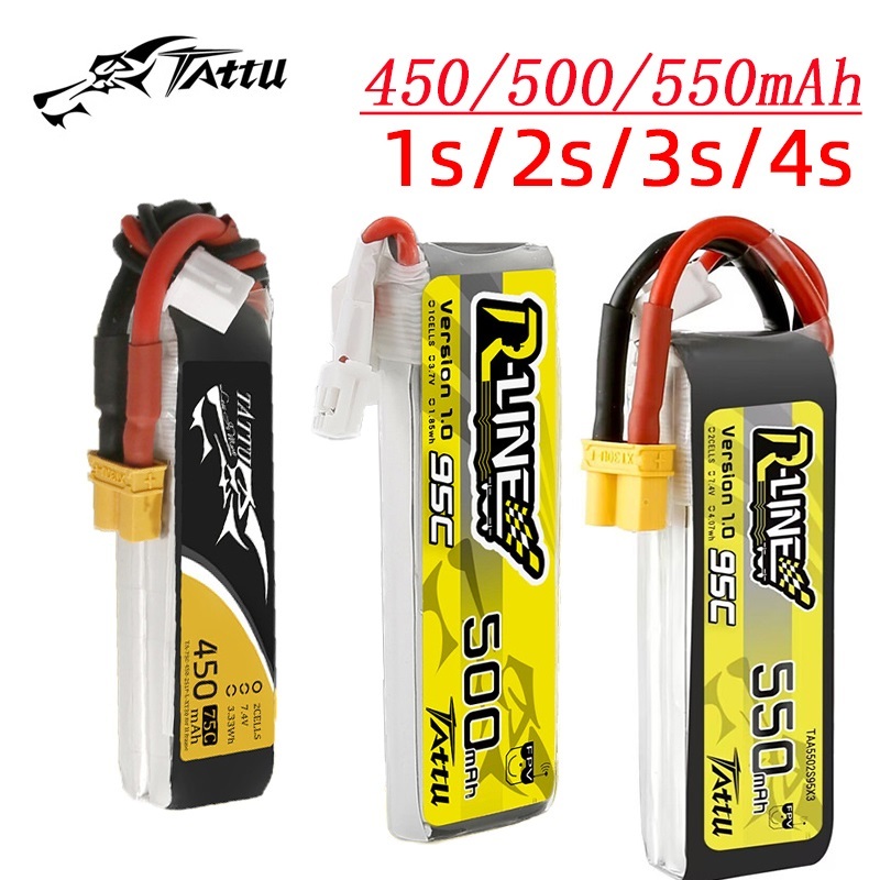 3Pcs NEUE TATTU 450/500/550mAh – Drone Racing Battery Bewertung und Preis