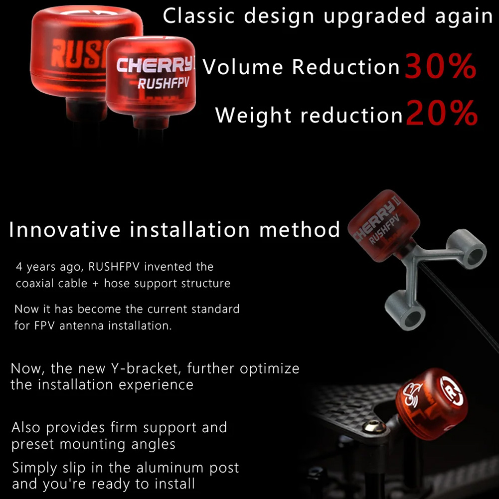 2 stücke Rush Cherry II FPV 5, – Drone Racing Battery Bewertung und Preis